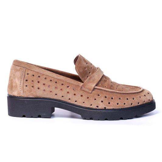 COLLEGE EN DAIM BEIGE 0181