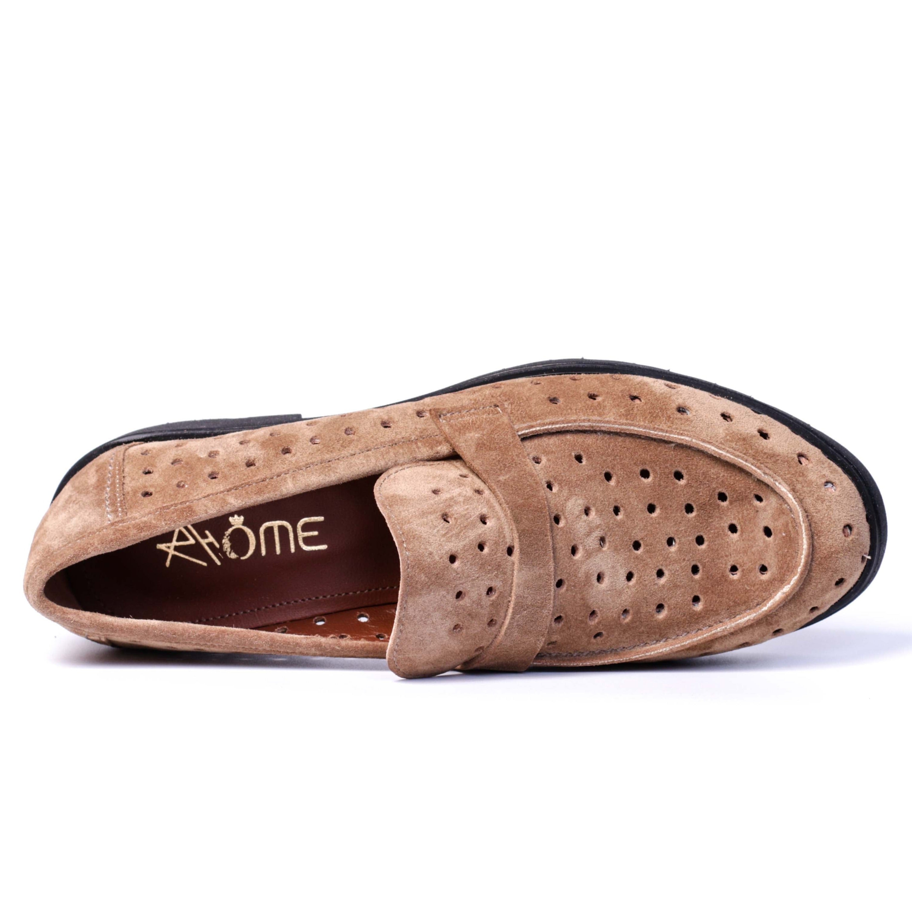 COLLEGE EN DAIM BEIGE 0181