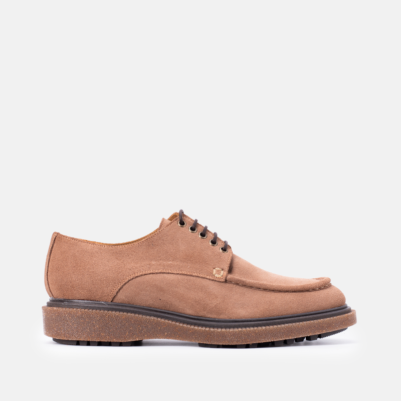 Robin  Derby en daim beige
