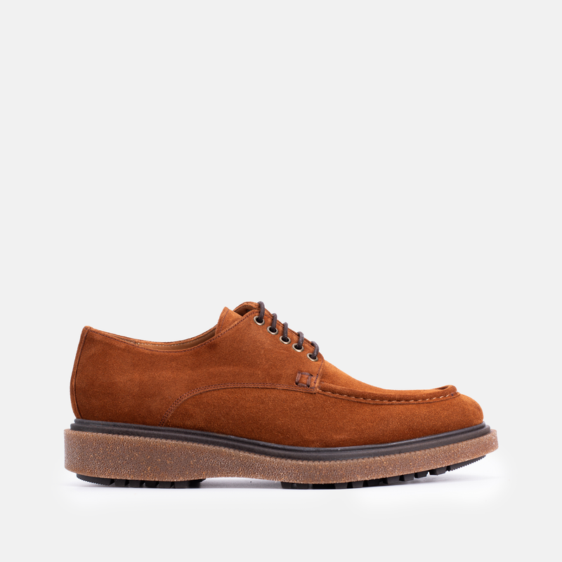 Robin  Derby en daim Tabac