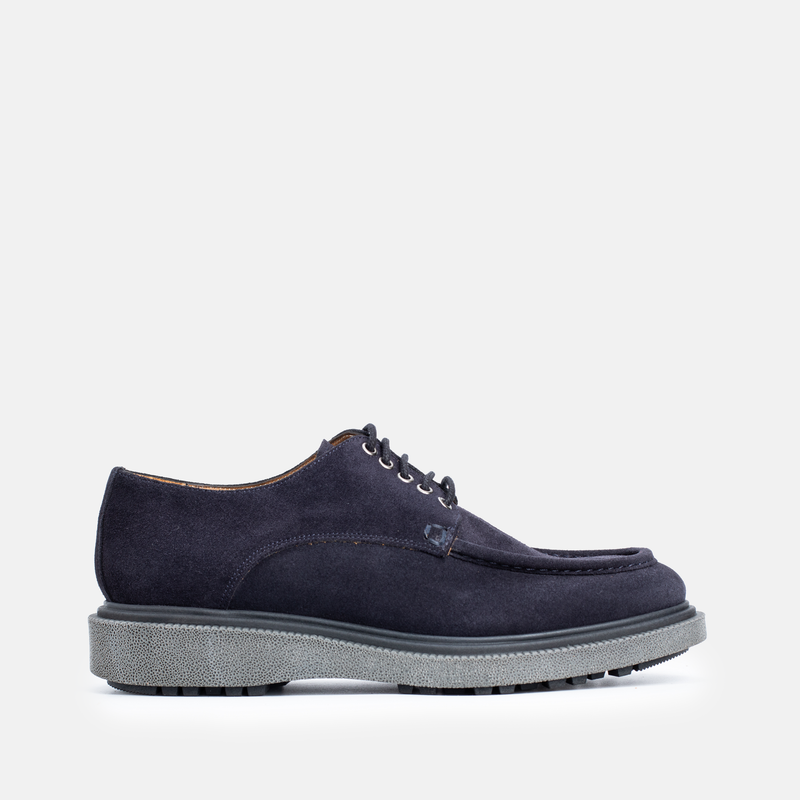 Robin  Derby en daim Bleu