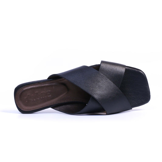973 Sandales en Cuir Noir