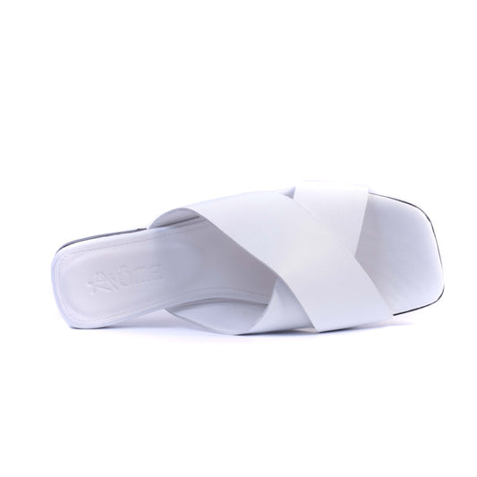 973 Sandales en Cuir Blanc