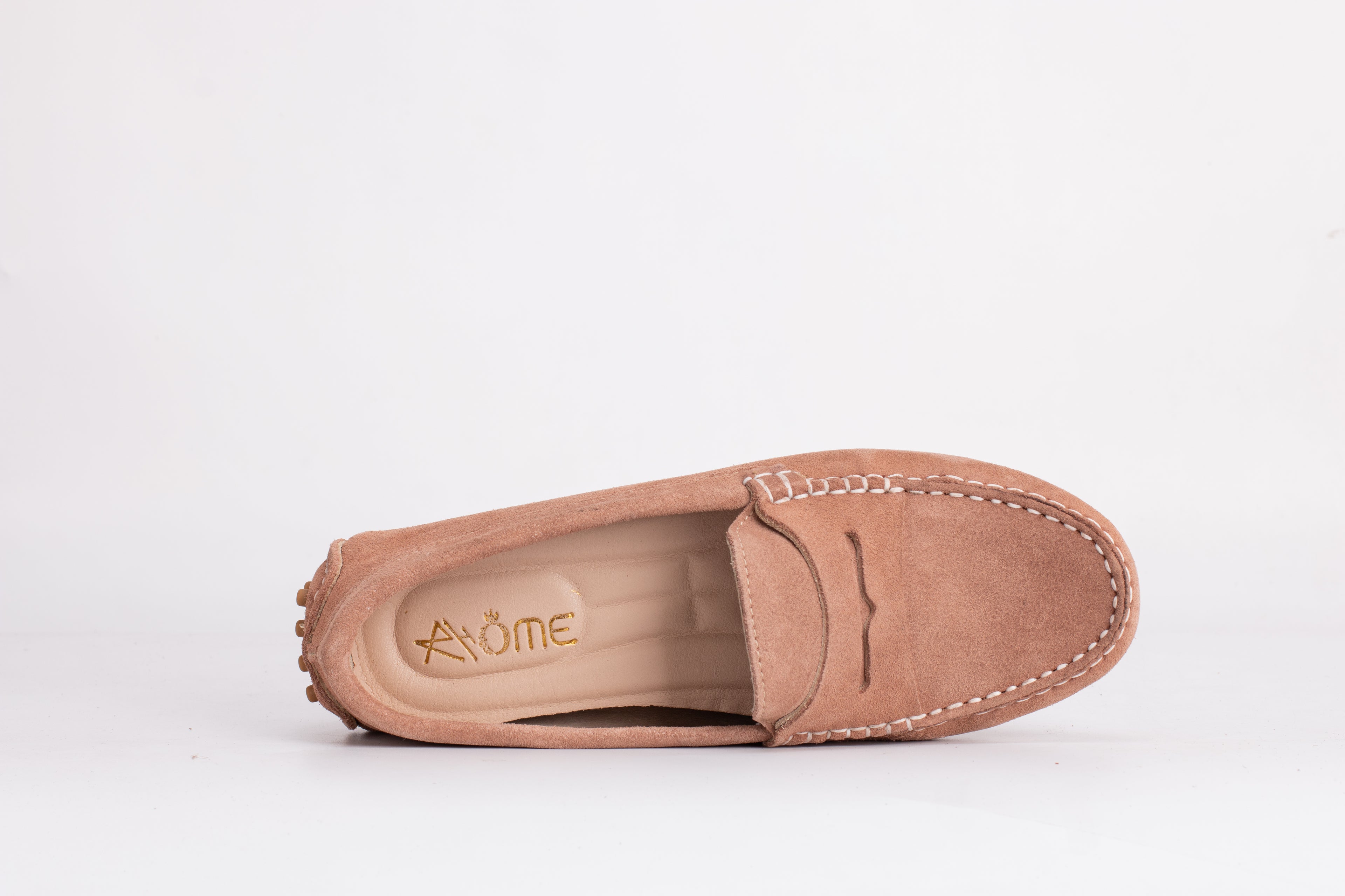 Smile Mocassin en Daim Taupe