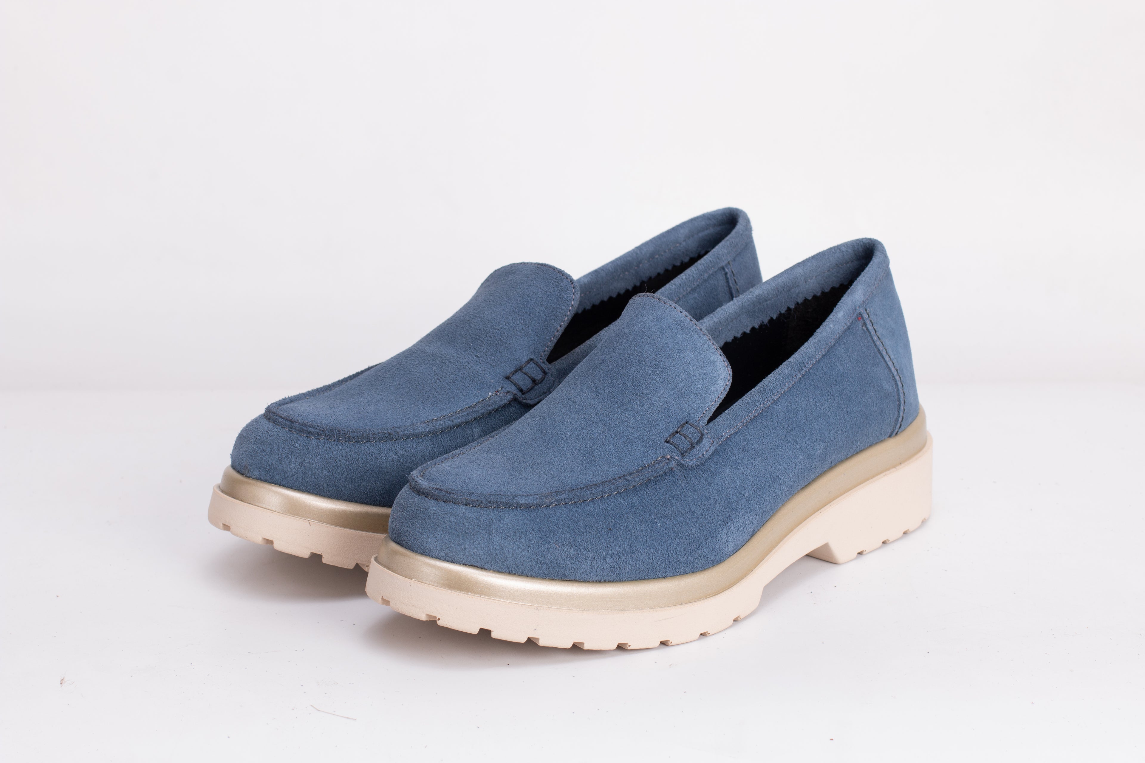 Luna en daim Bleu Ciel