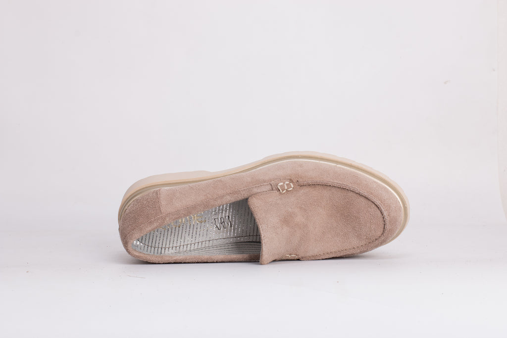 Luna en daim Taupe