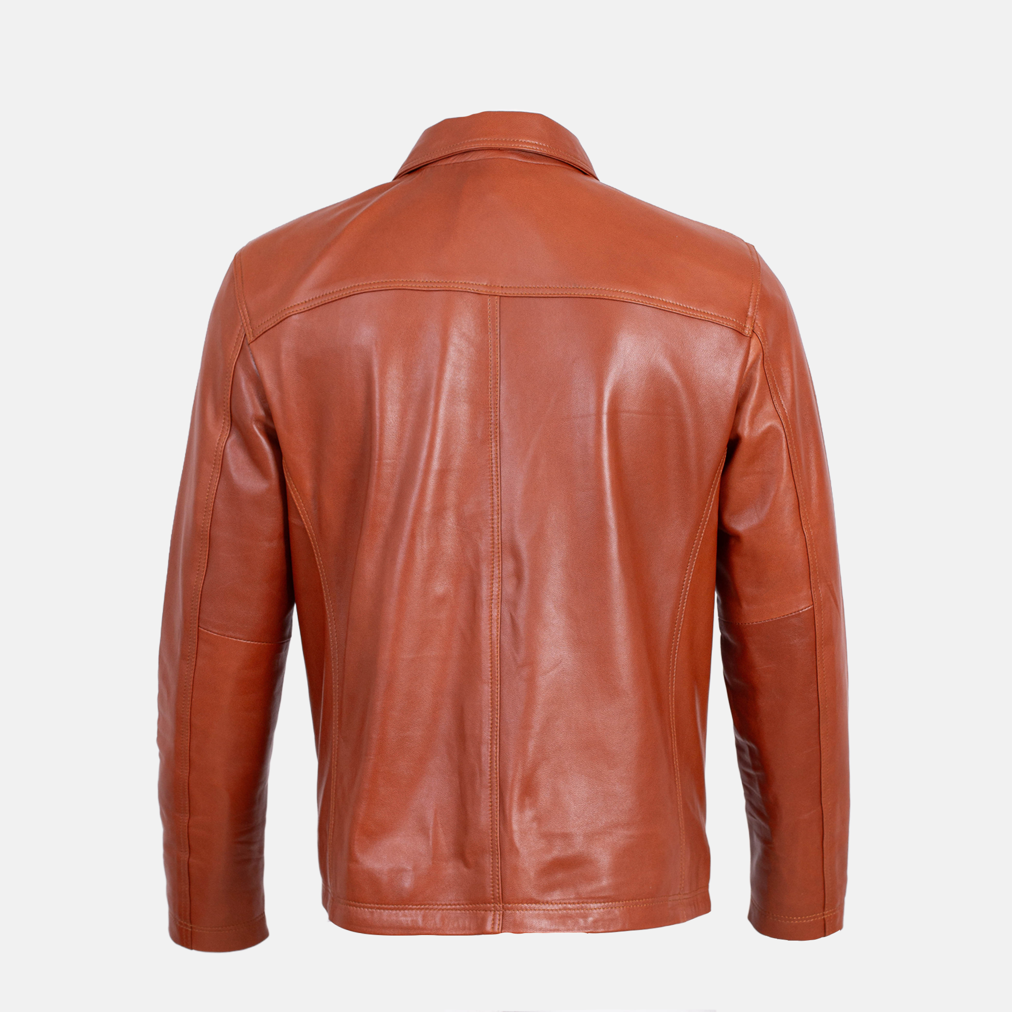 Leonardo - Blouson en cuir Camel