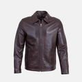 Leonardo - Blouson en cuir Marron