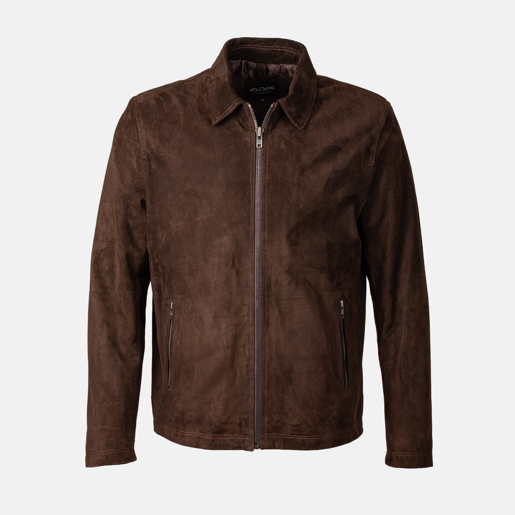 Leonardo - Blouson en daim Marrom