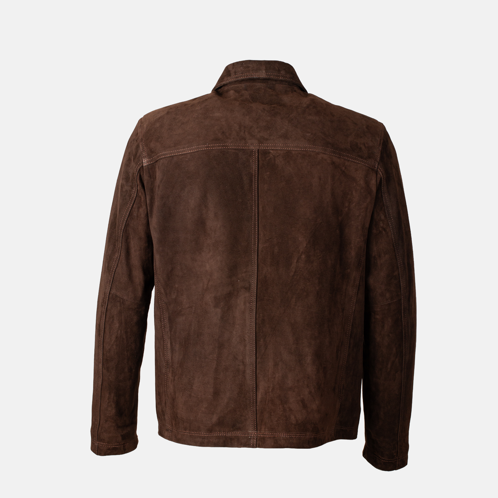 Leonardo - Blouson en daim Marrom