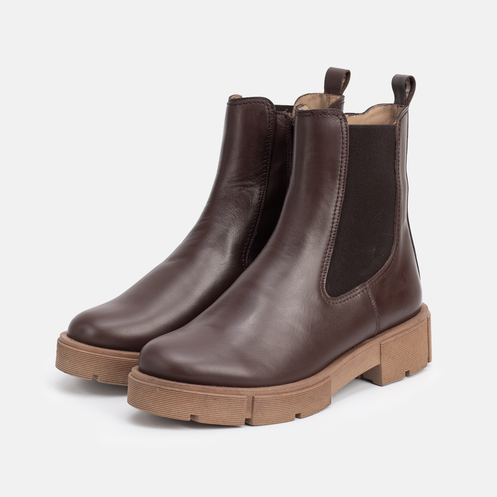 Kallie En Cuir Marron