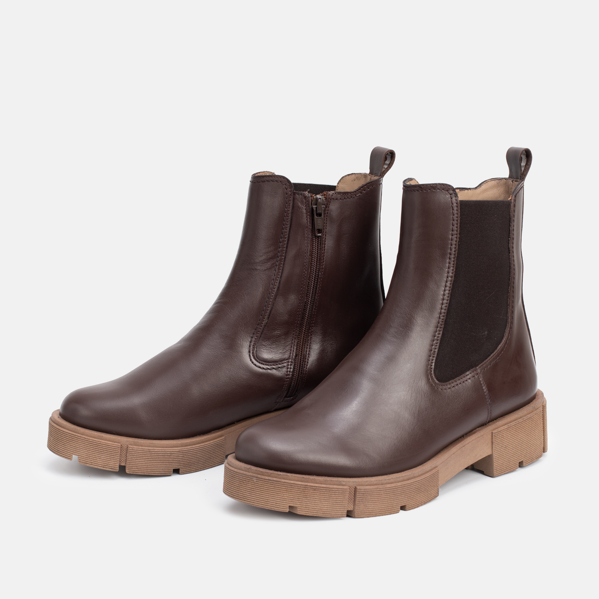 Kallie En Cuir Marron