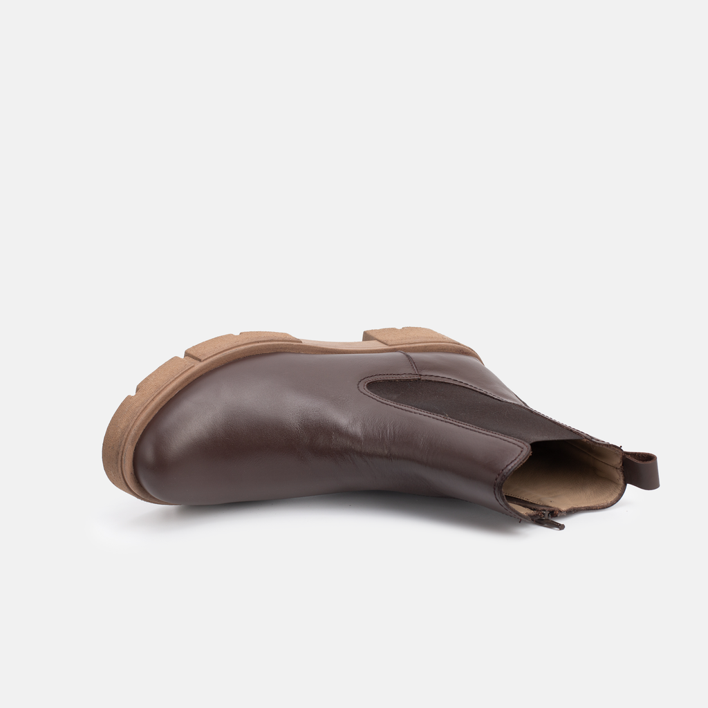 Kallie En Cuir Marron