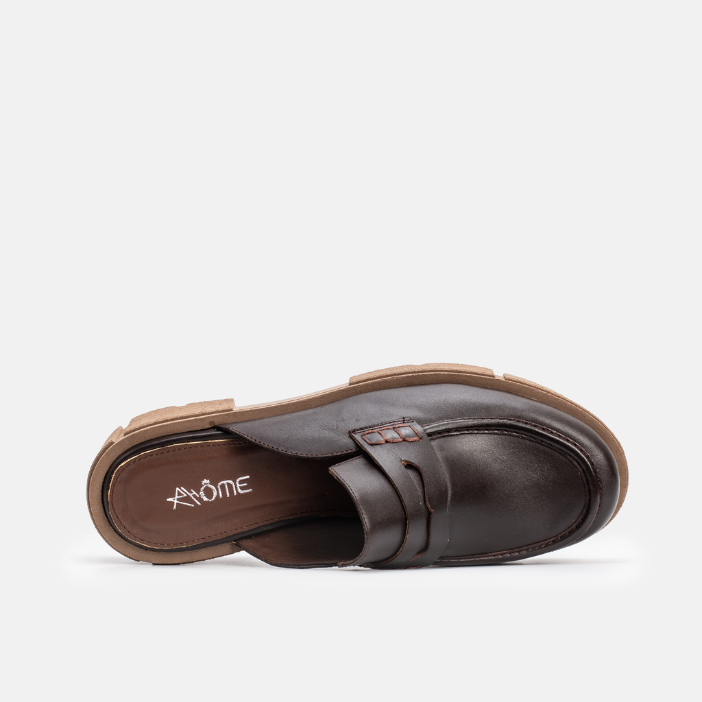 MEKNES EN CUIR MARRON