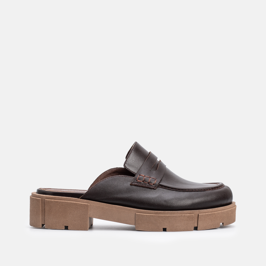 MEKNES EN CUIR MARRON