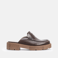 MEKNES EN CUIR DEMASQUABLE MARRON