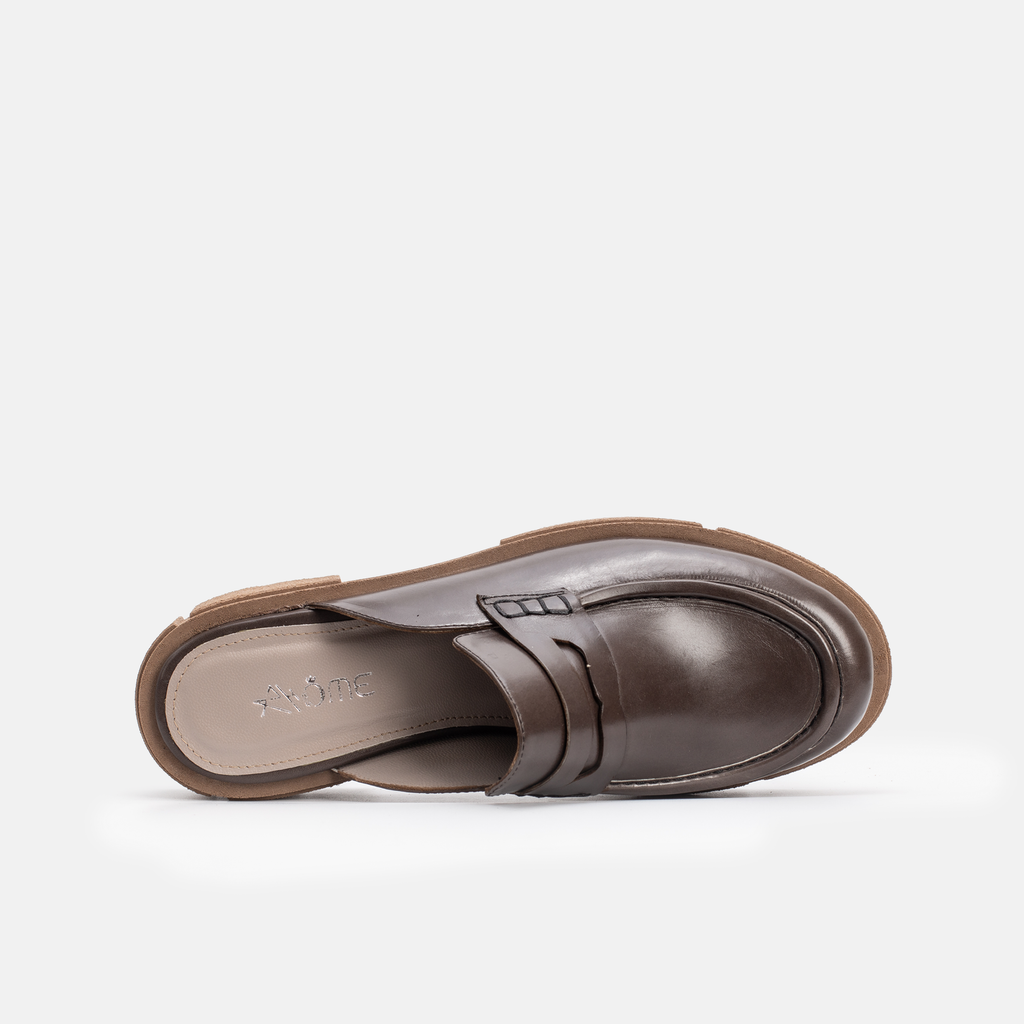 MEKNES EN CUIR DEMASQUABLE MARRON