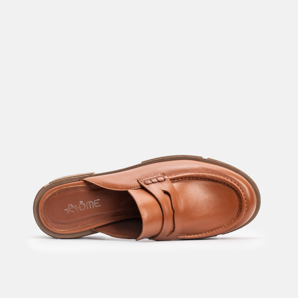 MEKNES EN CUIR TABAC