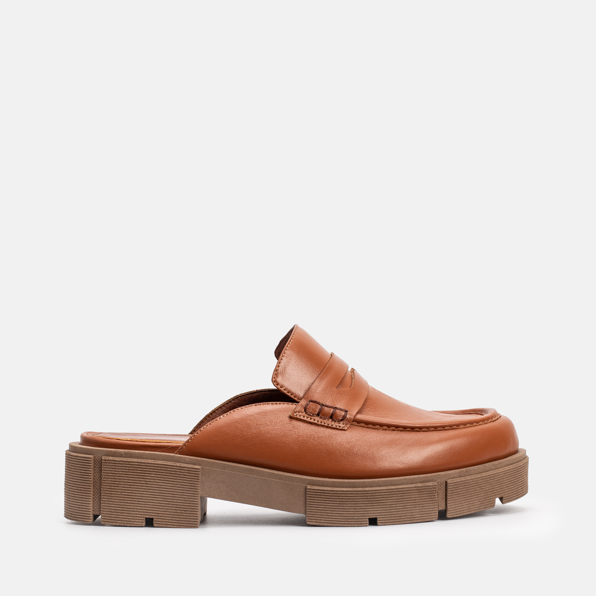 MEKNES EN CUIR TABAC