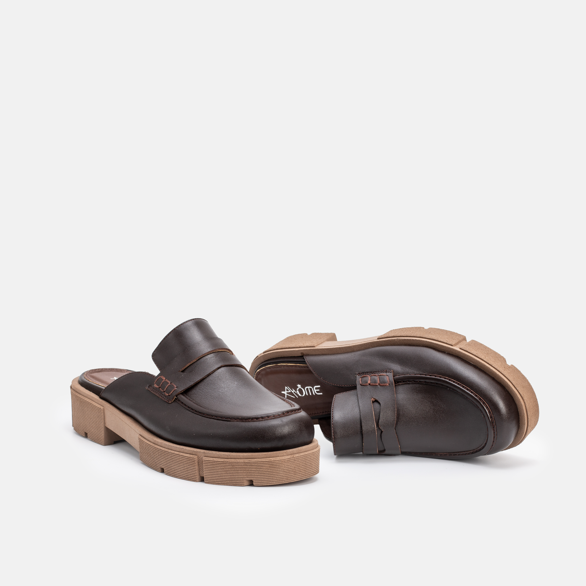 MEKNES EN CUIR MARRON