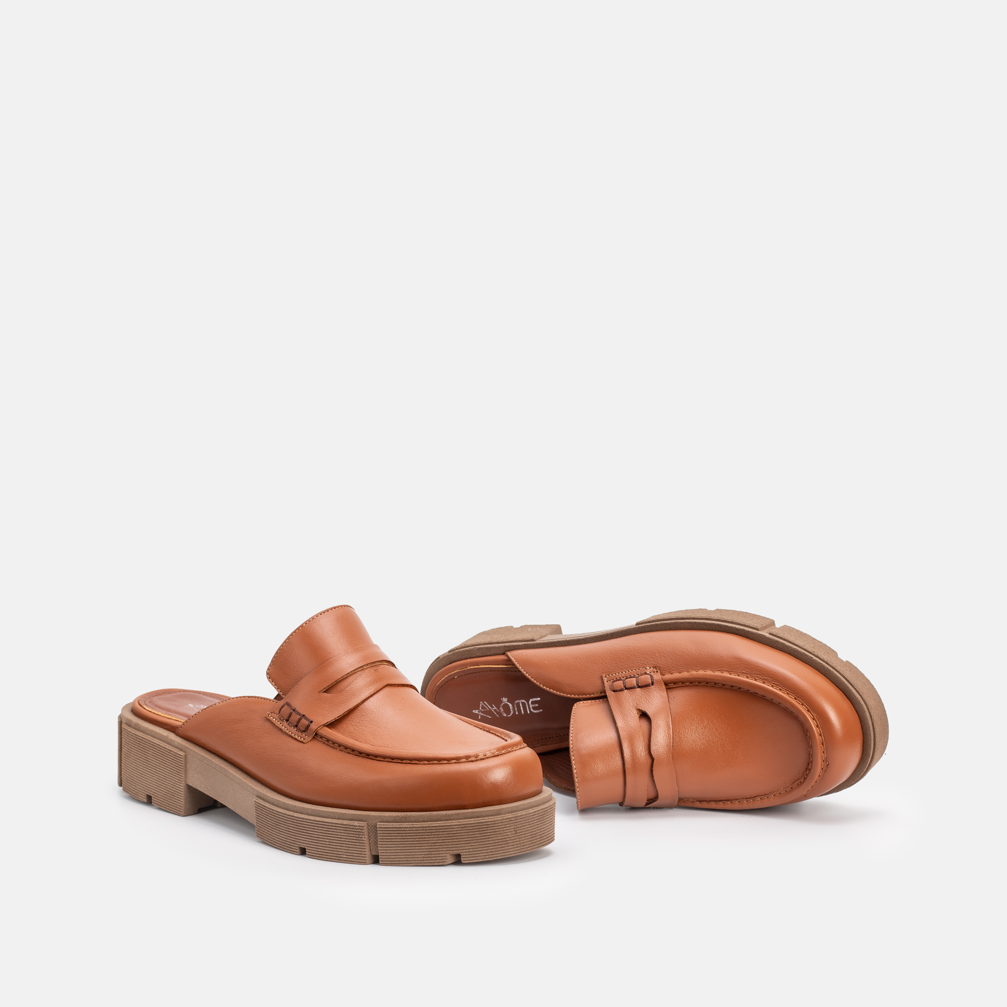 MEKNES EN CUIR TABAC