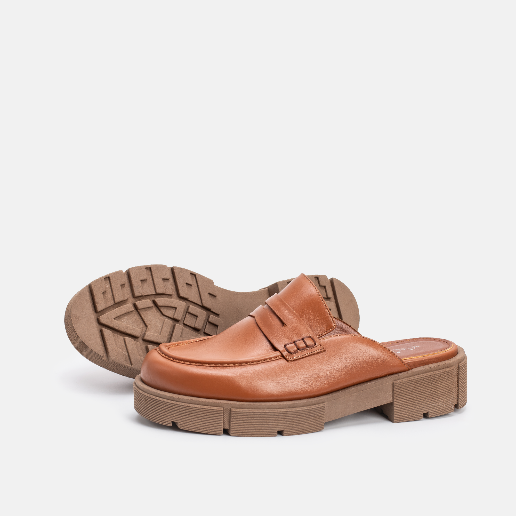 MEKNES EN CUIR TABAC