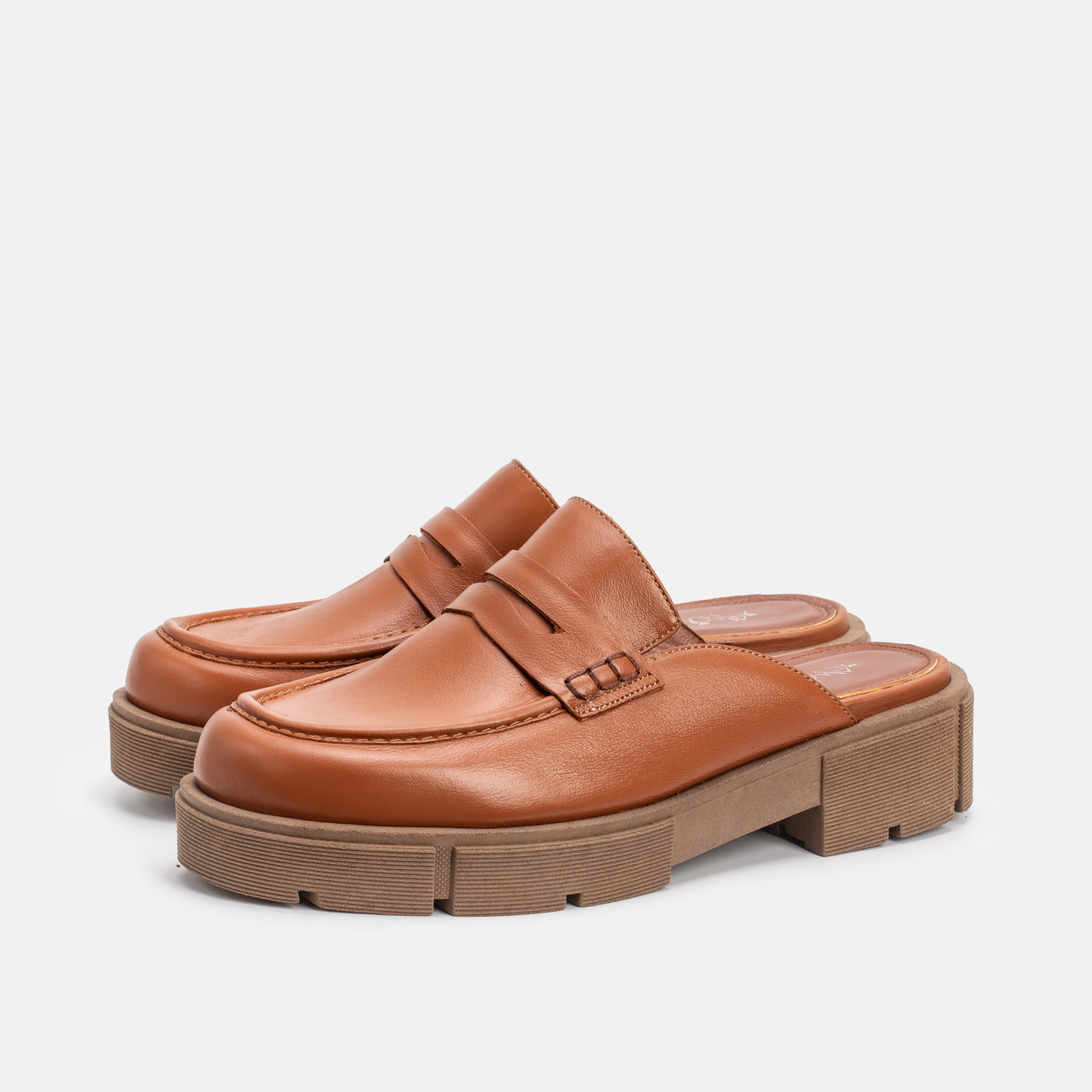 MEKNES EN CUIR TABAC