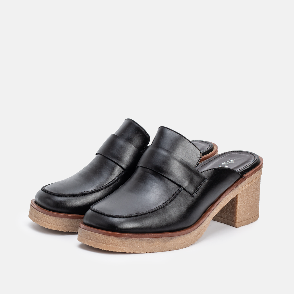 AGADIR EN CUIR NOIR