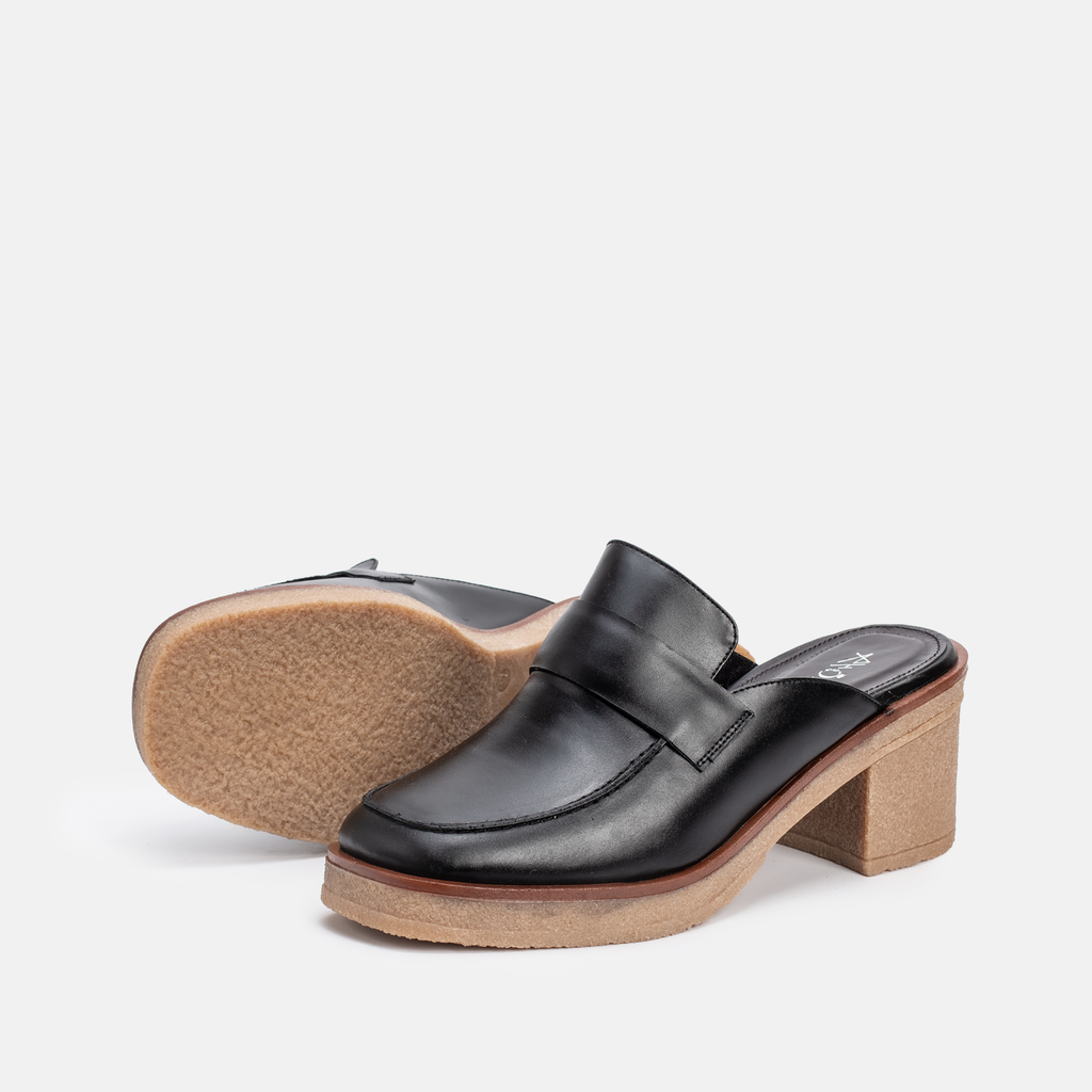 AGADIR EN CUIR NOIR