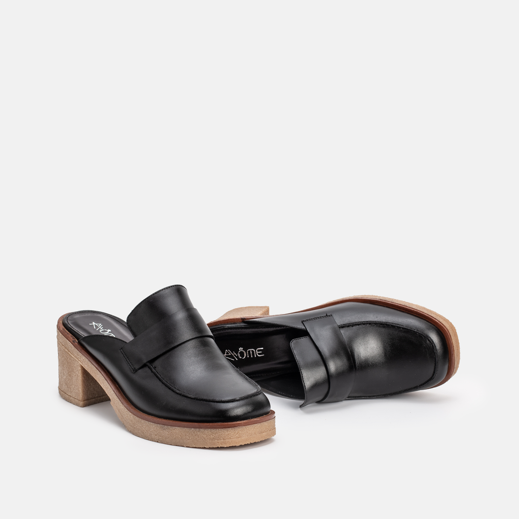 AGADIR EN CUIR NOIR