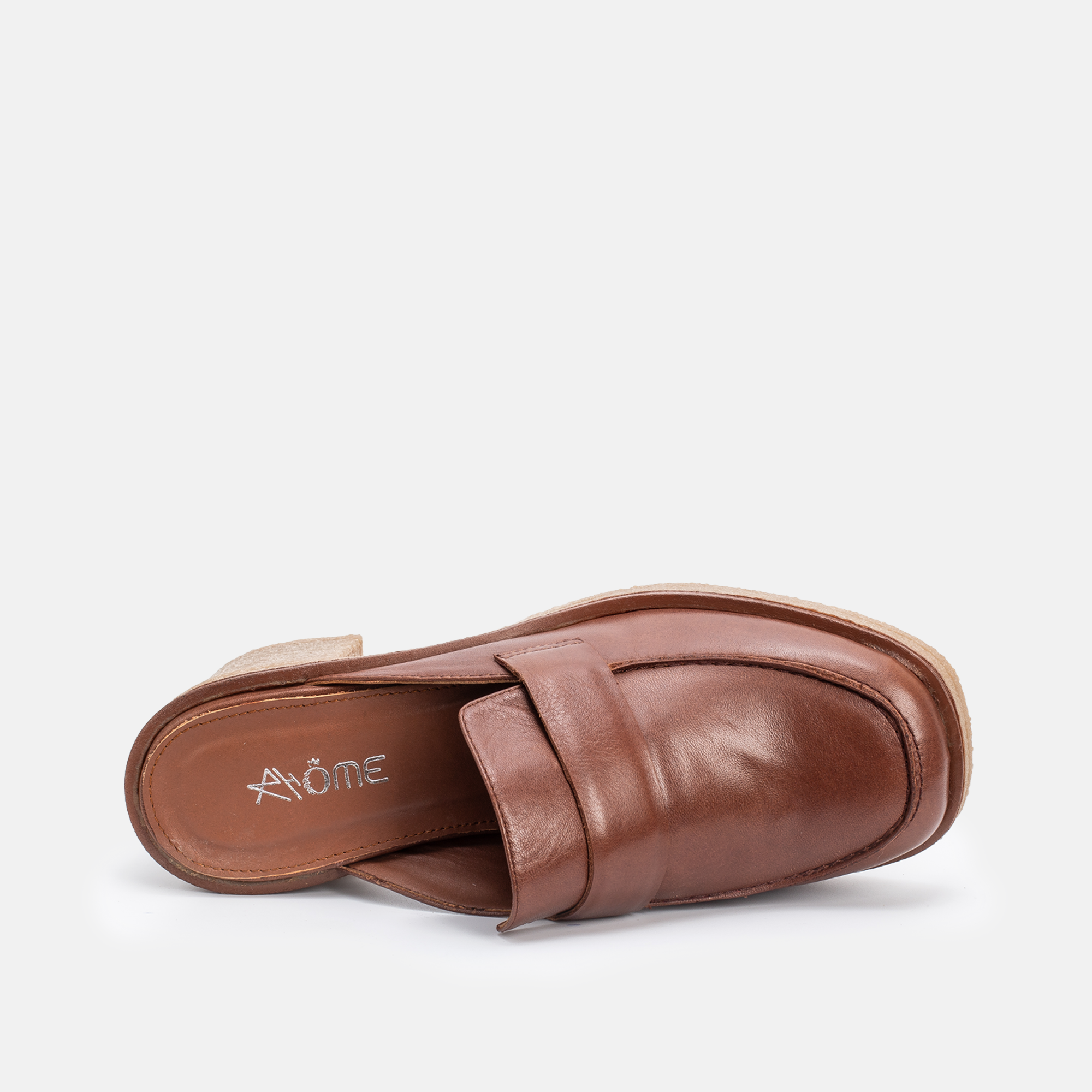 AGADIR EN CUIR Tabac