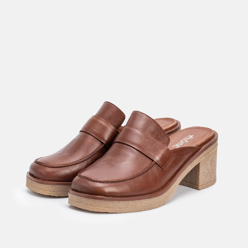 AGADIR EN CUIR Tabac