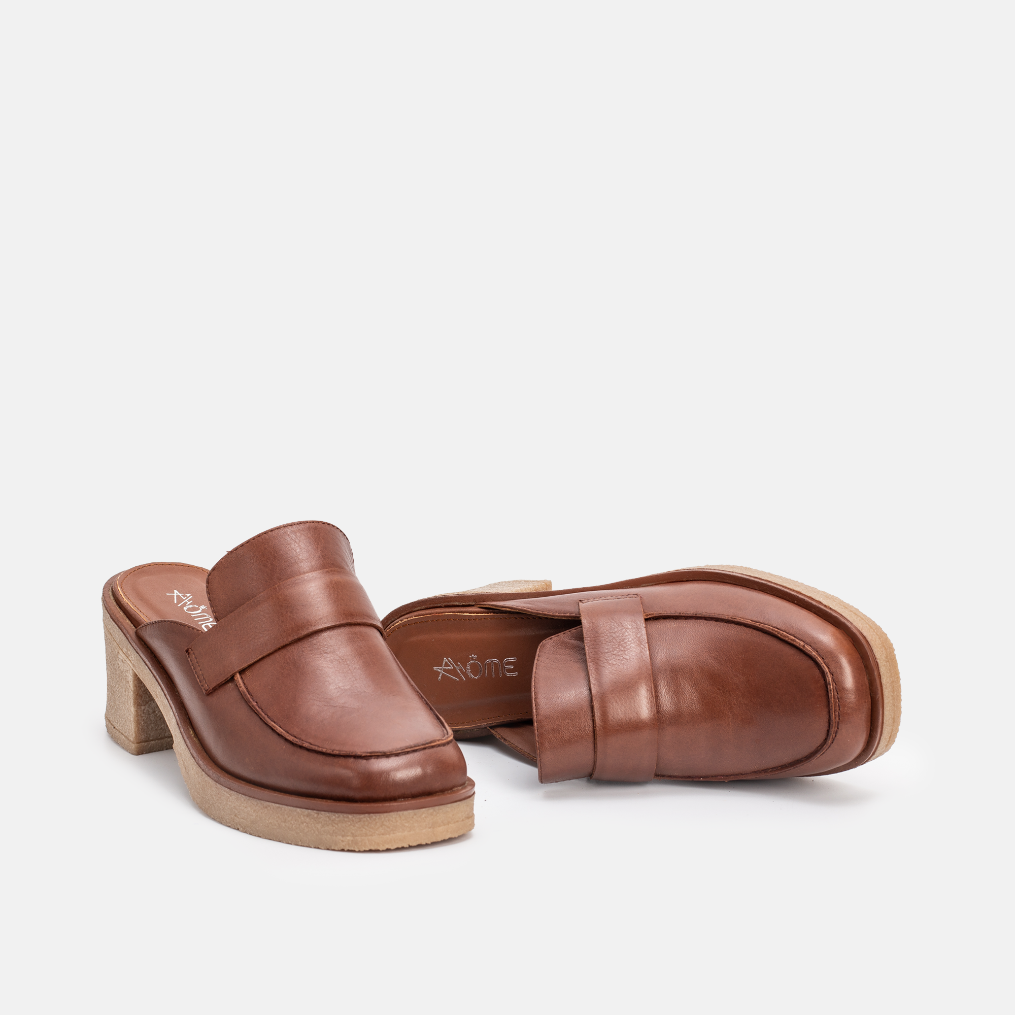 AGADIR EN CUIR Tabac