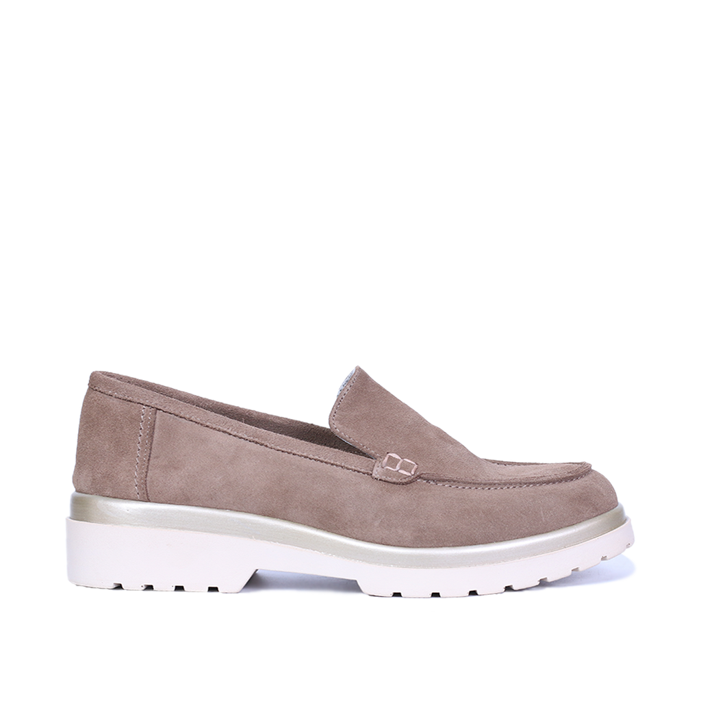 Luna en daim Taupe