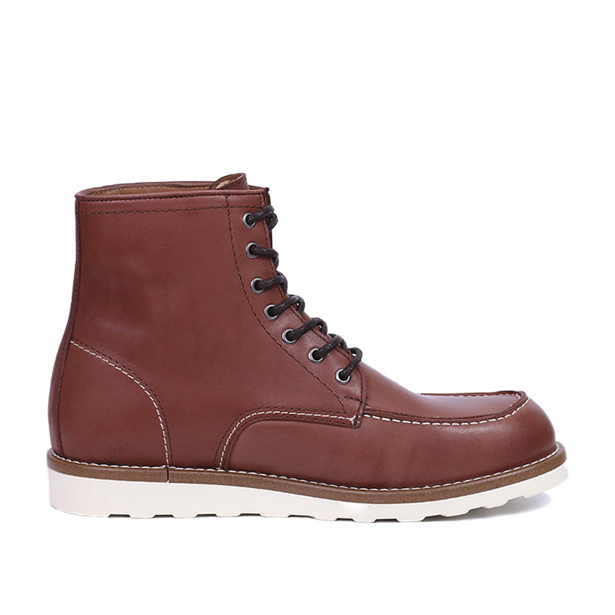 Classic Moc Toe en Cuir Tabac