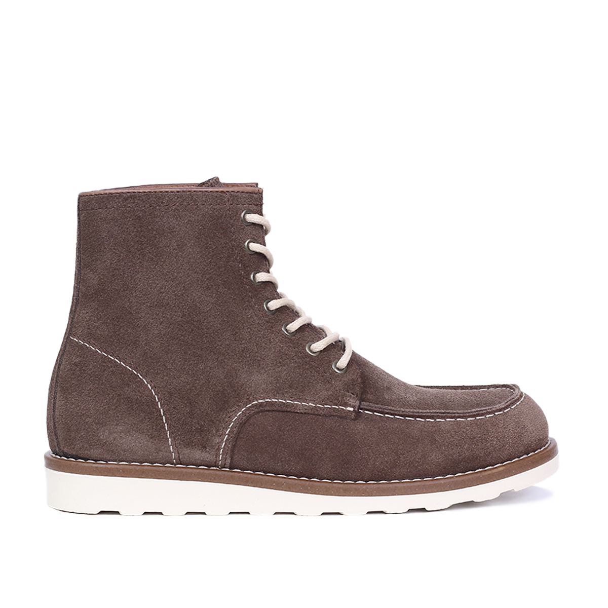 Classic Moc Toe en Daim Taupe