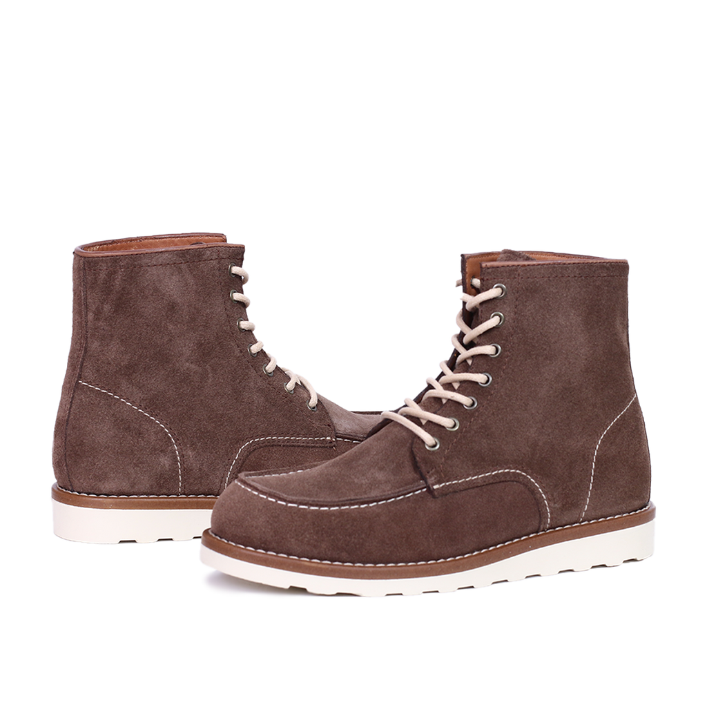 Classic Moc Toe en Daim Taupe