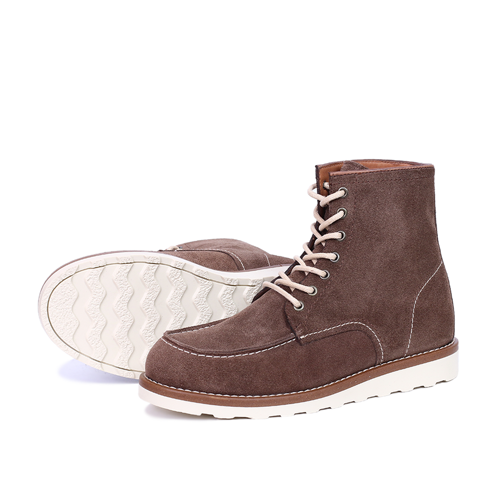 Classic Moc Toe en Daim Taupe