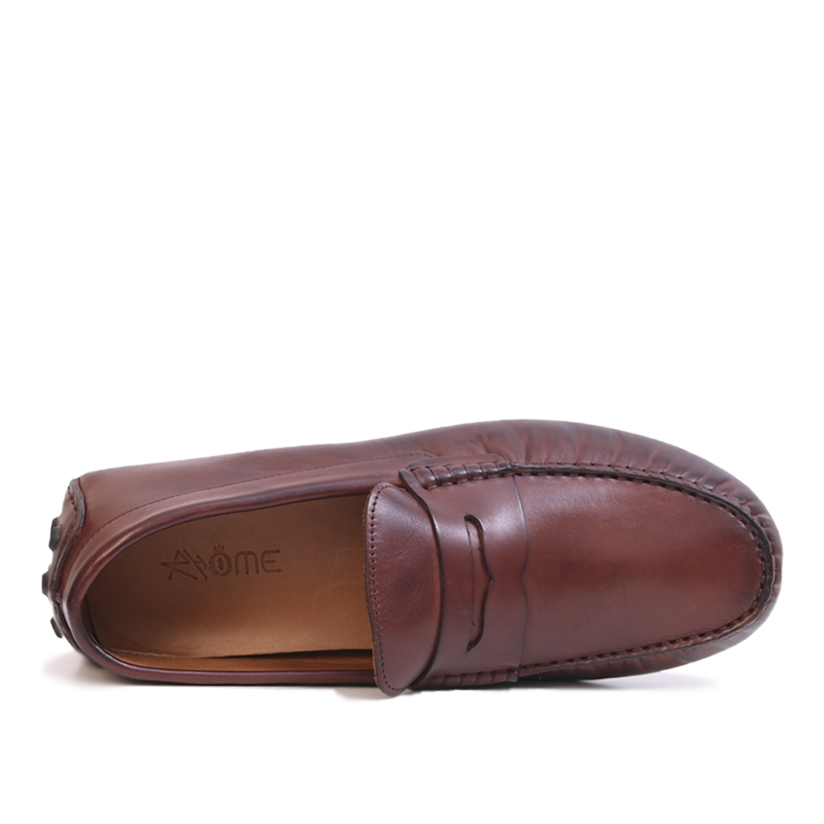 Mocassin Gommino en cuir MARRON