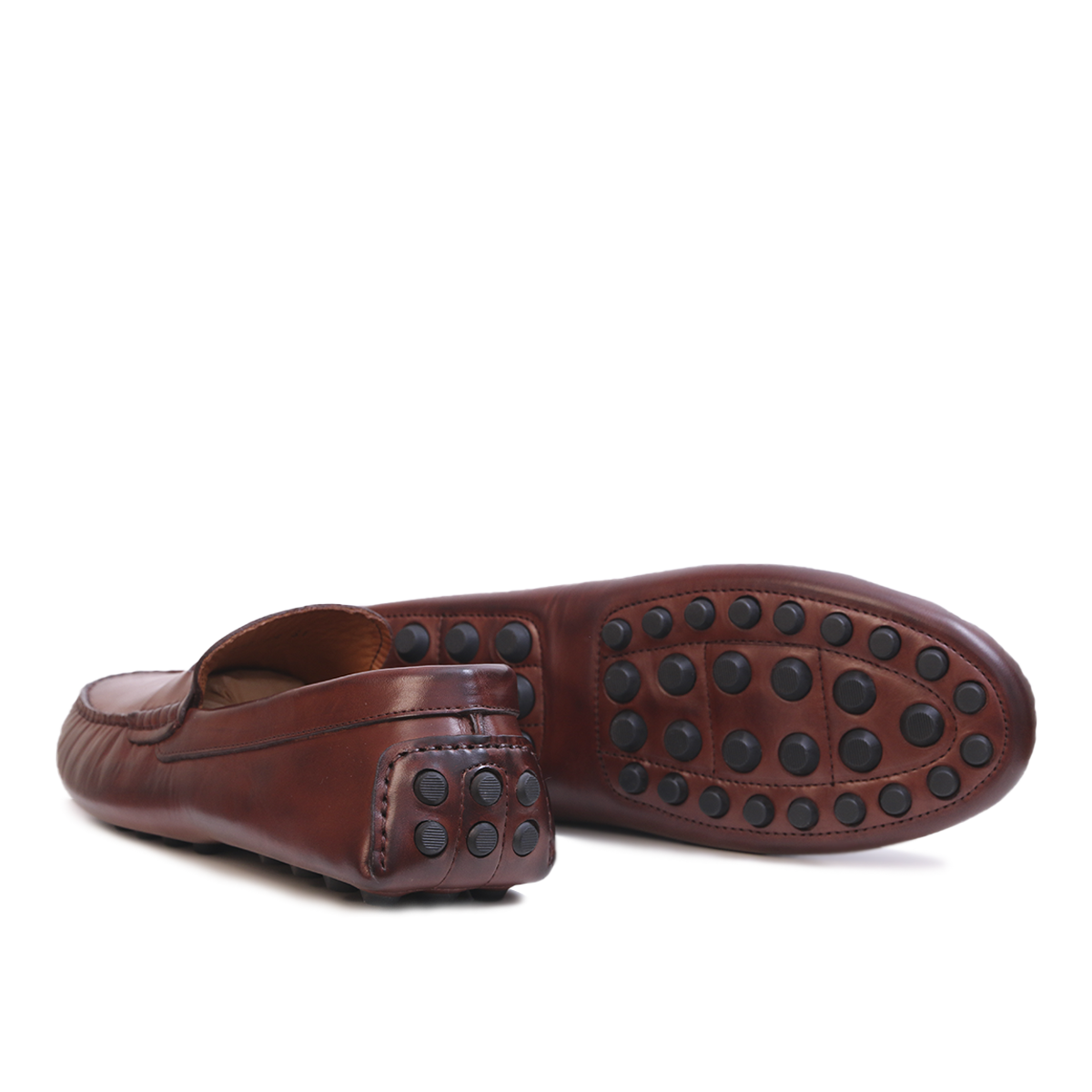 Mocassin Gommino en cuir MARRON