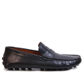 Mocassin Gommino en cuir NOIR