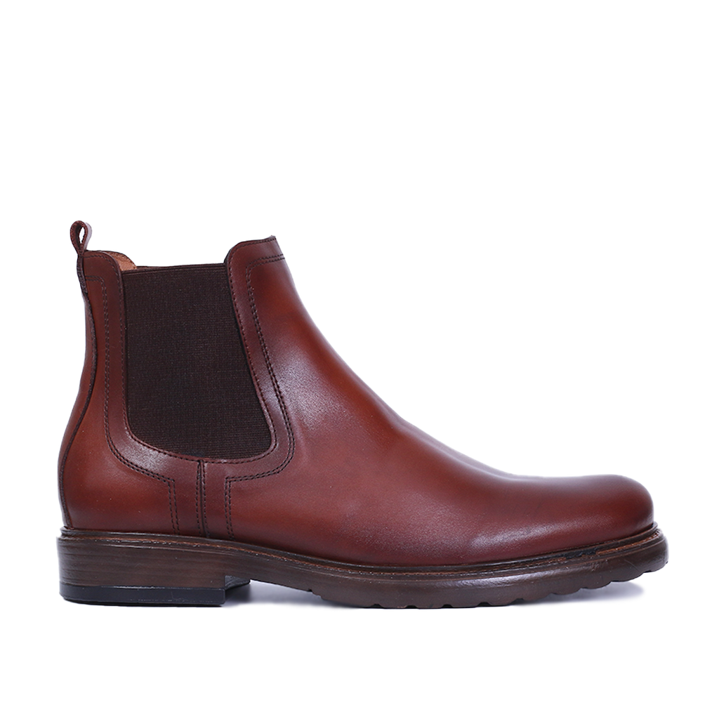 Chesea Boots ONORE en Cuir TABAC