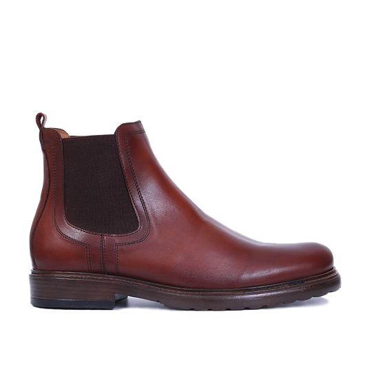 Chesea Boots ONORE en Cuir TABAC
