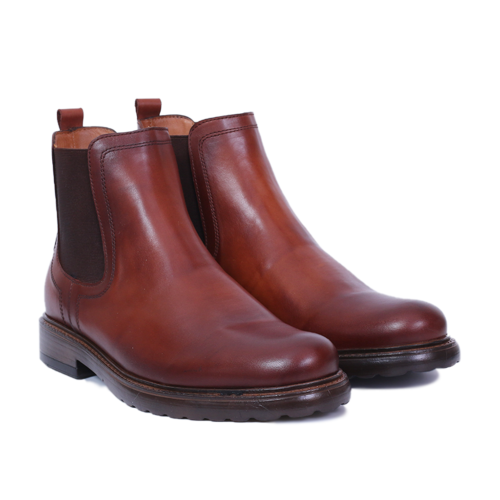 Chesea Boots ONORE en Cuir TABAC