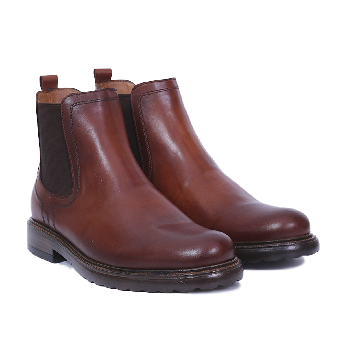 Chesea Boots ONORE en Cuir TABAC