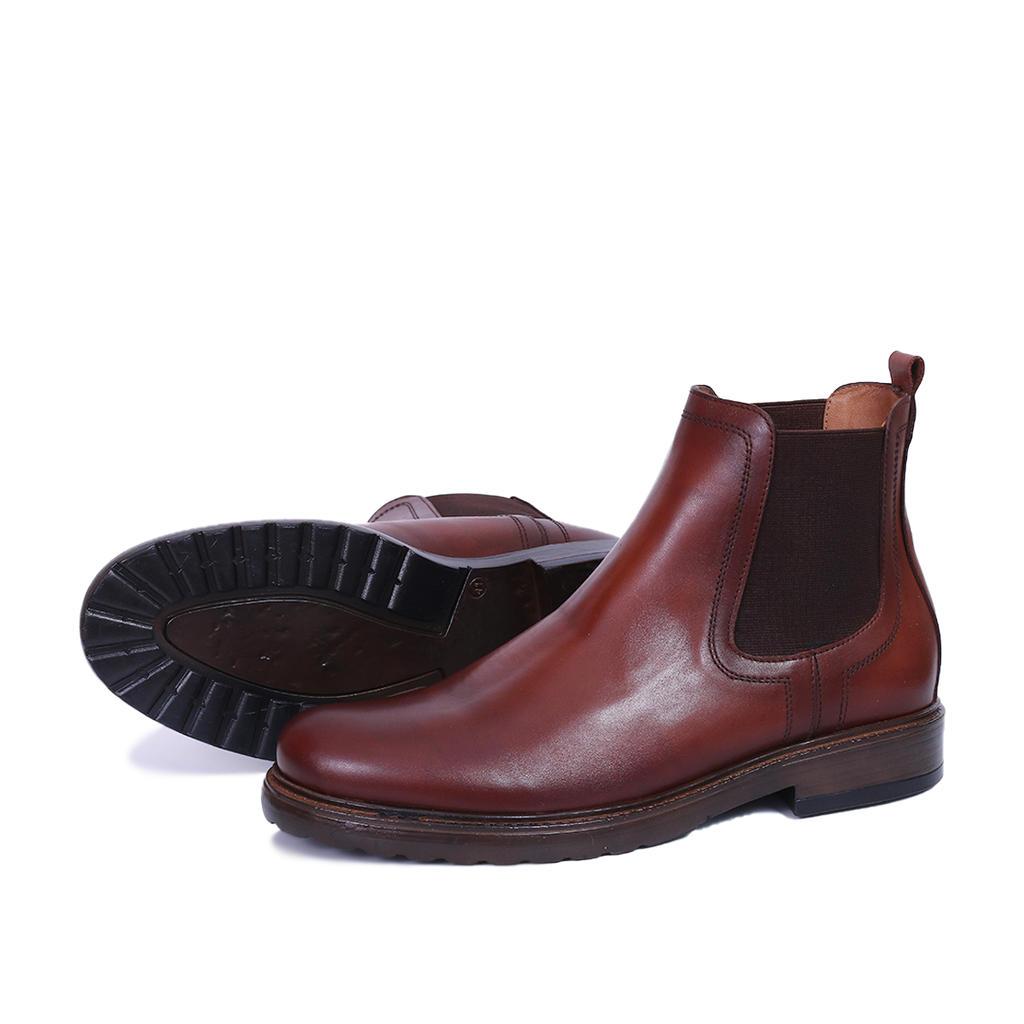 Chesea Boots ONORE en Cuir TABAC