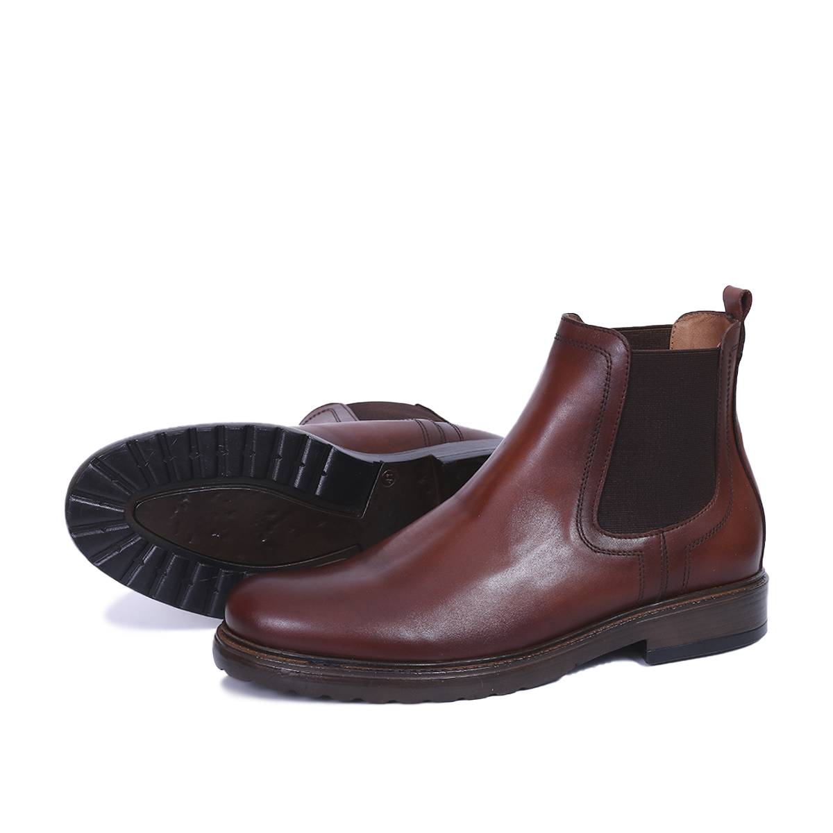 Chesea Boots ONORE en Cuir TABAC