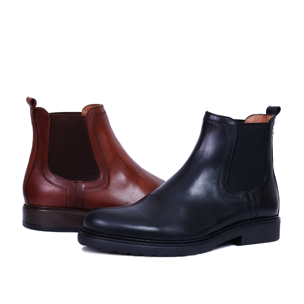 Chesea Boots ONORE en Cuir TABAC