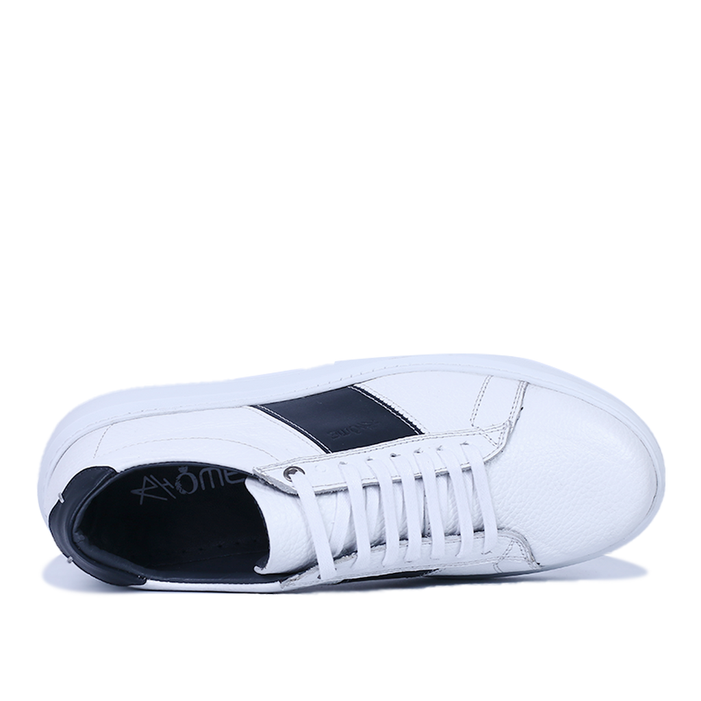 AMISON BASKET CUIR BLANC