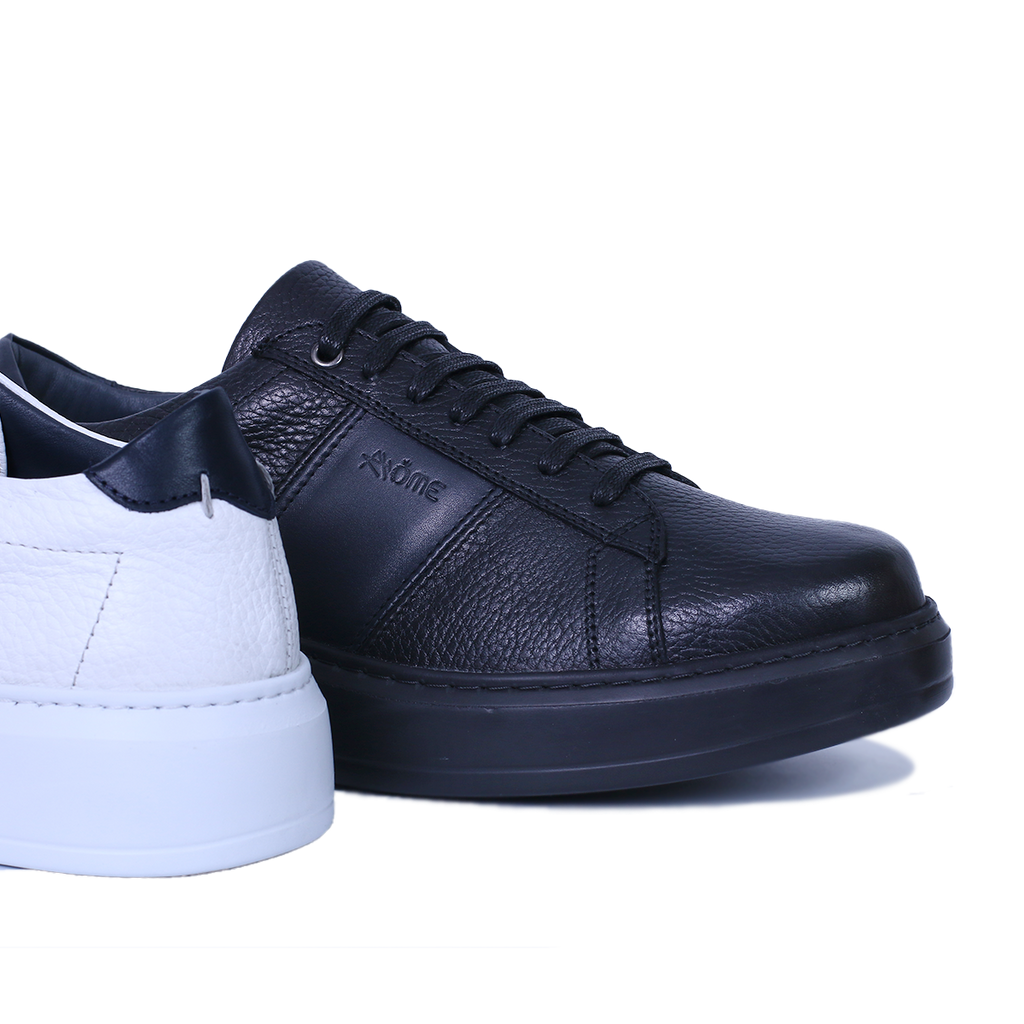 AMISON BASKET CUIR BLANC